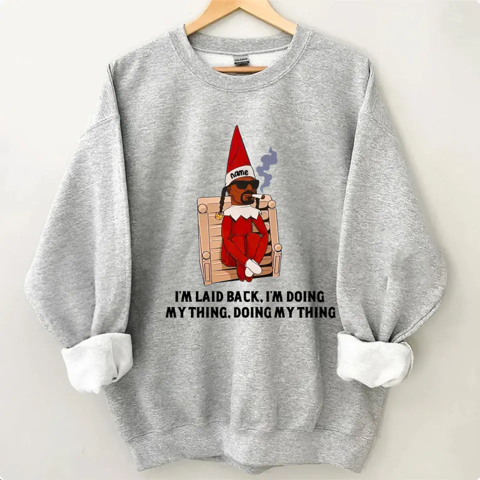 Personalized Snoop on a Stoop Elf Shirt, Gift For Fans, Christmas Gift