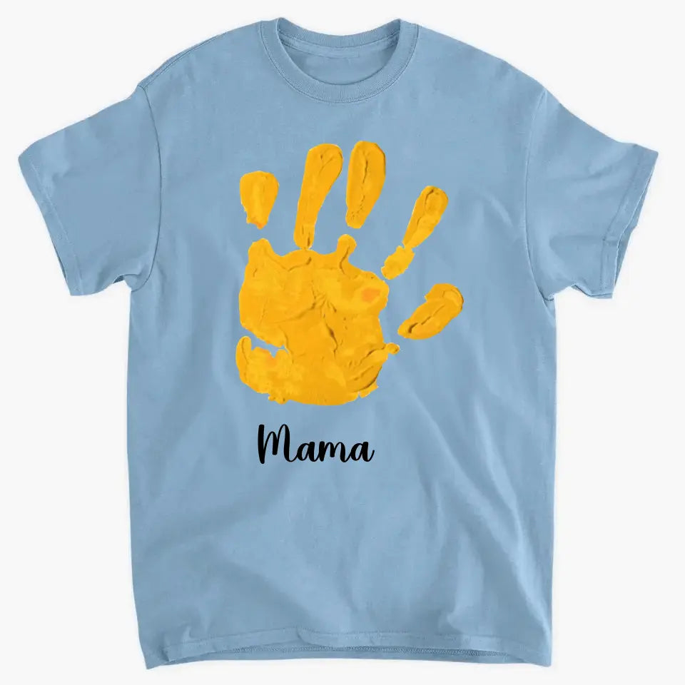 PERSONALIZED GRANDMA HAND WOMEN OR KID'S TSHIRT
