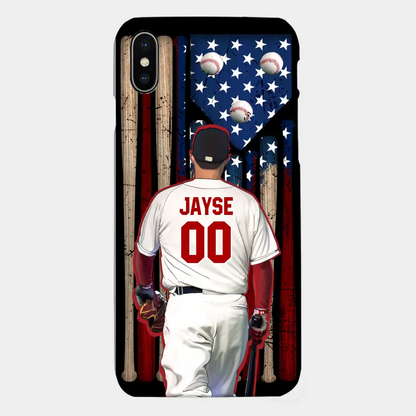 Custom Personalized Baseball Phone Case - Best Gift Idea For Baseball Lovers