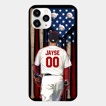 Custom Personalized Baseball Phone Case - Best Gift Idea For Baseball Lovers