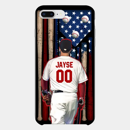 Custom Personalized Baseball Phone Case - Best Gift Idea For Baseball Lovers
