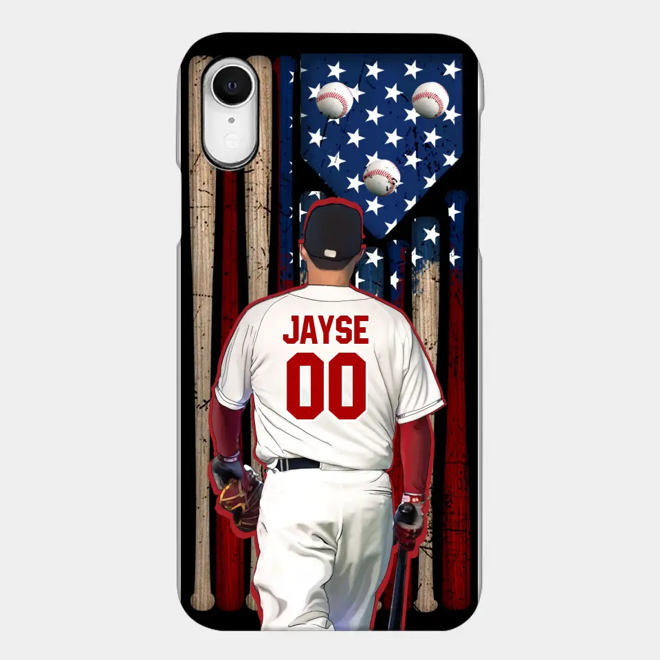 Custom Personalized Baseball Phone Case - Best Gift Idea For Baseball Lovers