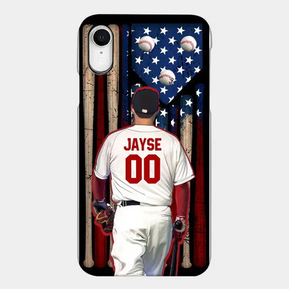 Custom Personalized Baseball Phone Case - Best Gift Idea For Baseball Lovers