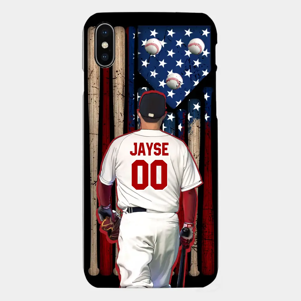 Custom Personalized Baseball Phone Case - Best Gift Idea For Baseball Lovers