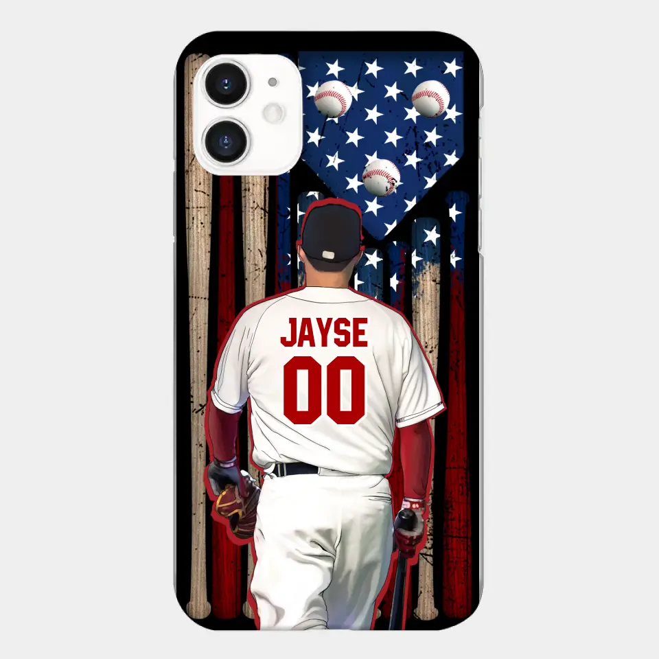 Custom Personalized Baseball Phone Case - Best Gift Idea For Baseball Lovers