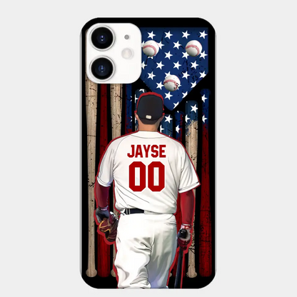 Custom Personalized Baseball Phone Case - Best Gift Idea For Baseball Lovers