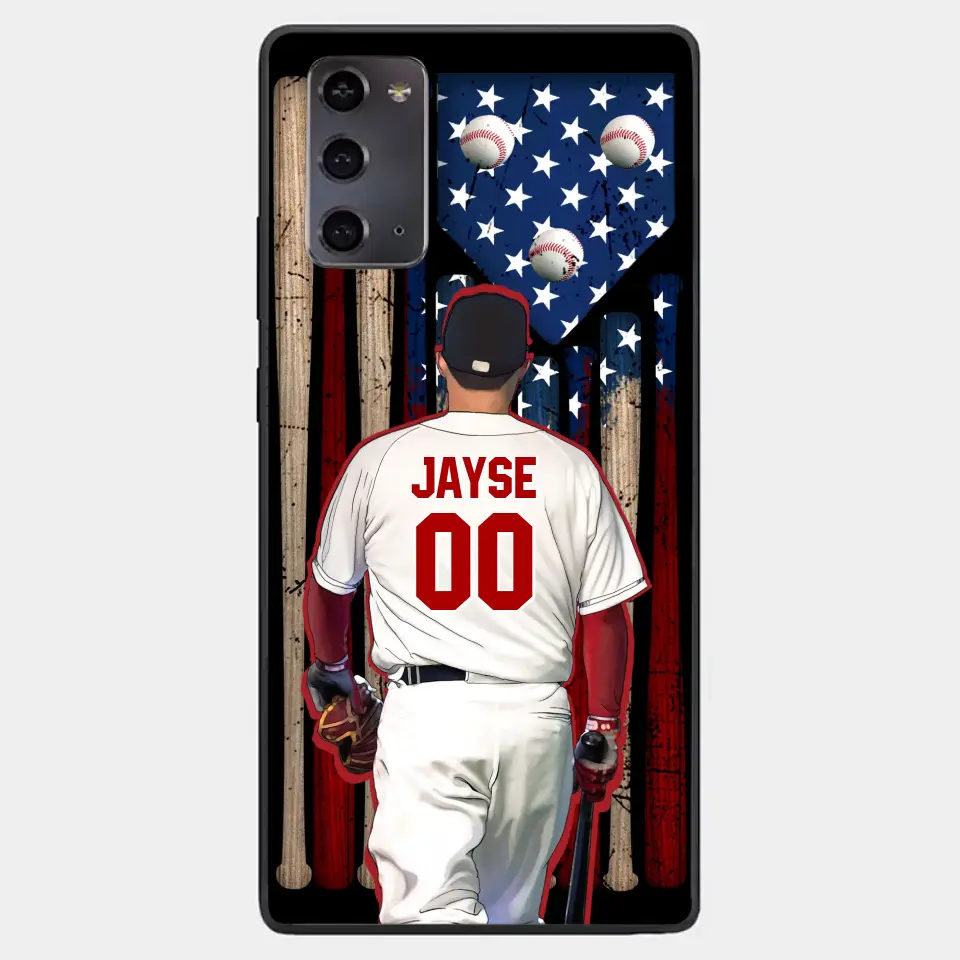 Custom Personalized Baseball Phone Case - Best Gift Idea For Baseball Lovers