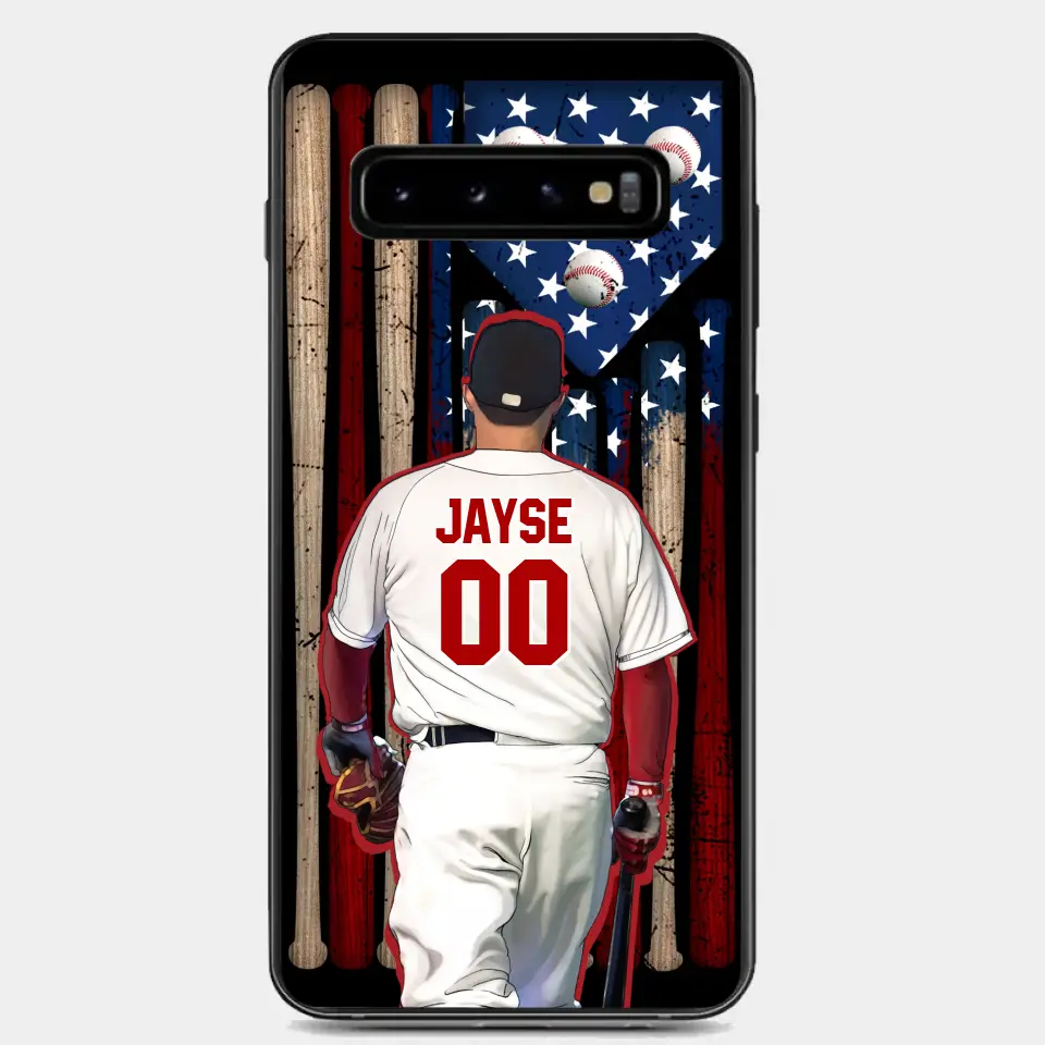 Custom Personalized Baseball Phone Case - Best Gift Idea For Baseball Lovers