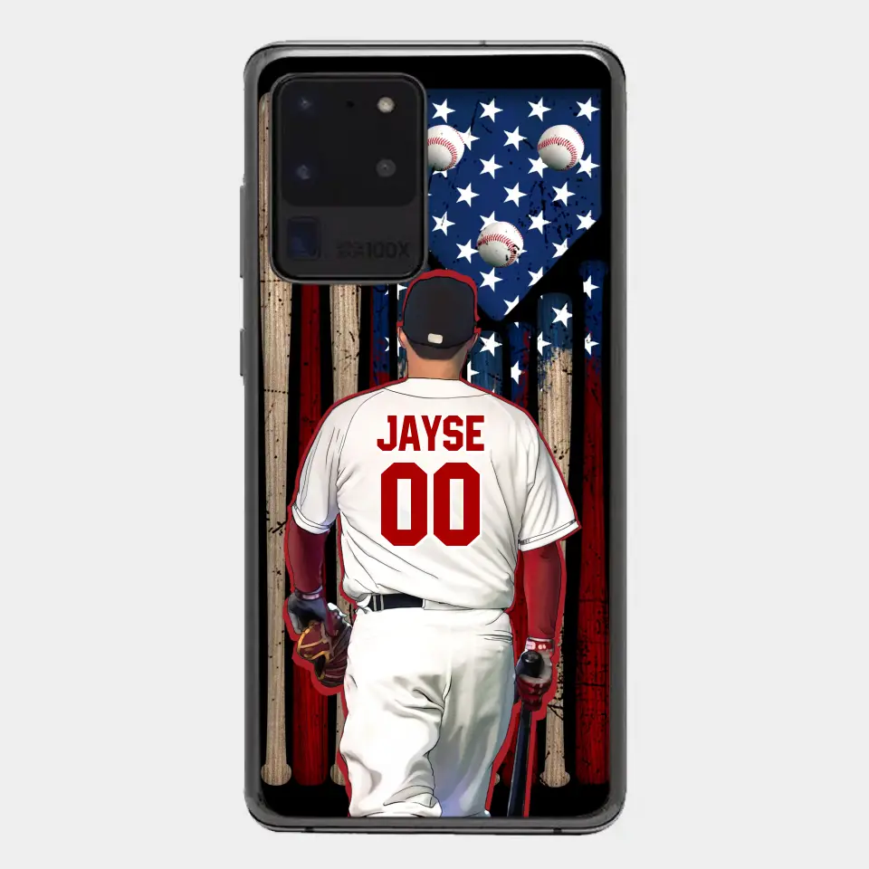 Custom Personalized Baseball Phone Case - Best Gift Idea For Baseball Lovers