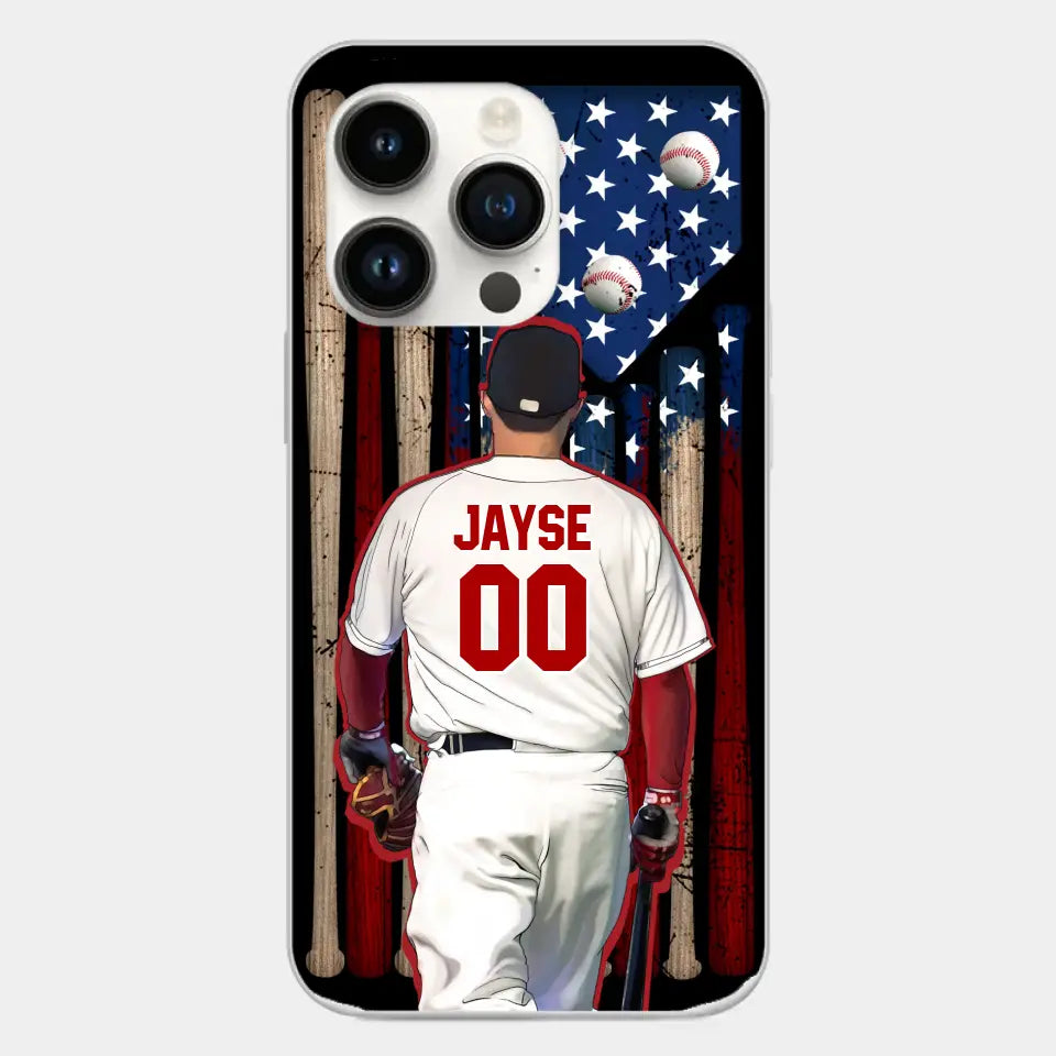 Custom Personalized Baseball Phone Case - Best Gift Idea For Baseball Lovers