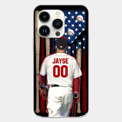 Custom Personalized Baseball Phone Case - Best Gift Idea For Baseball Lovers