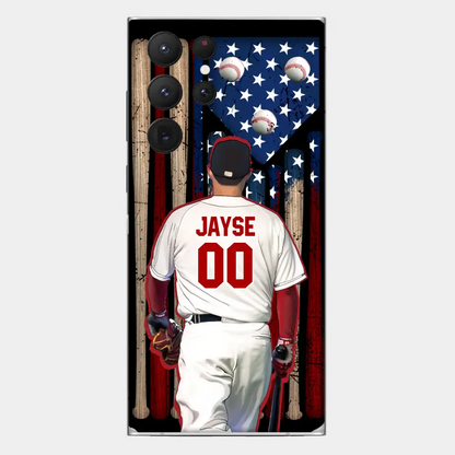 Custom Personalized Baseball Phone Case - Best Gift Idea For Baseball Lovers