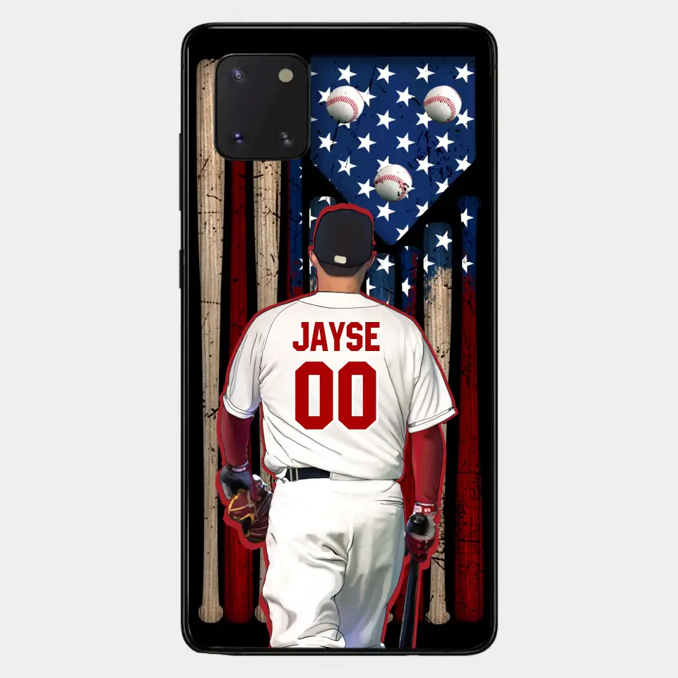 Custom Personalized Baseball Phone Case - Best Gift Idea For Baseball Lovers