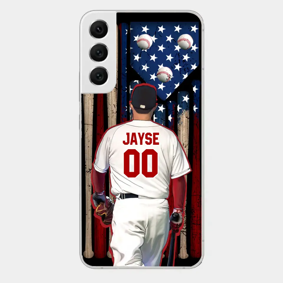 Custom Personalized Baseball Phone Case - Best Gift Idea For Baseball Lovers