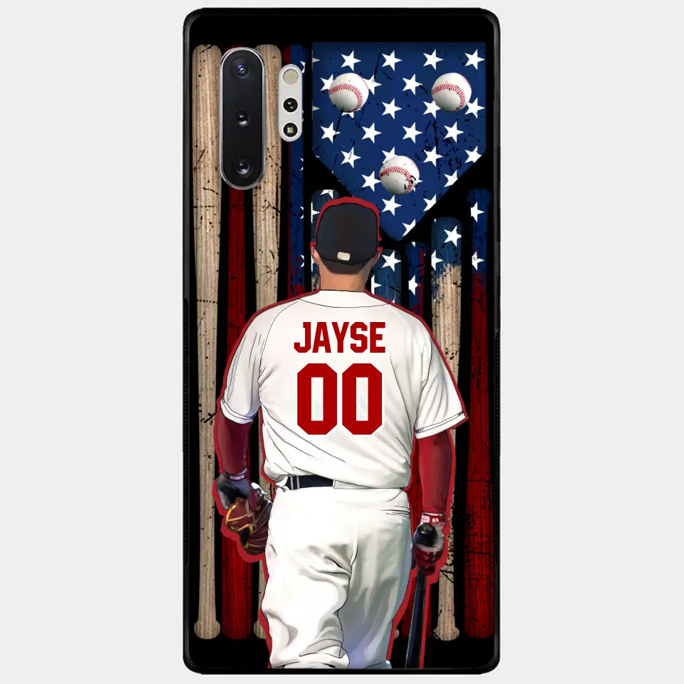 Custom Personalized Baseball Phone Case - Best Gift Idea For Baseball Lovers