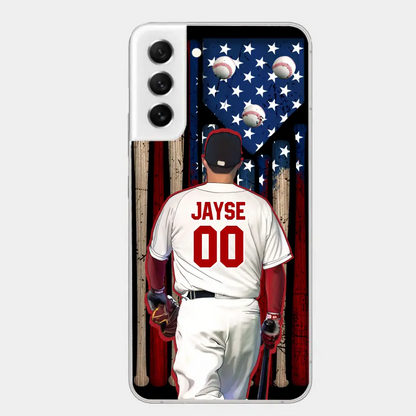 Custom Personalized Baseball Phone Case - Best Gift Idea For Baseball Lovers