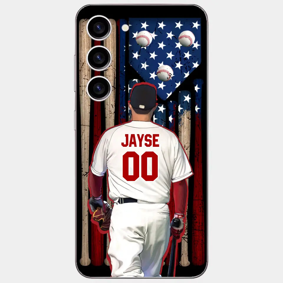 Custom Personalized Baseball Phone Case - Best Gift Idea For Baseball Lovers