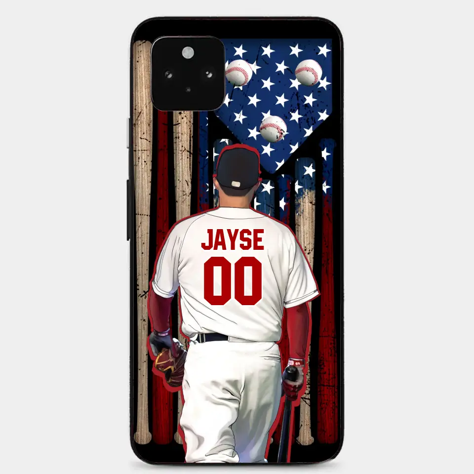 Custom Personalized Baseball Phone Case - Best Gift Idea For Baseball Lovers