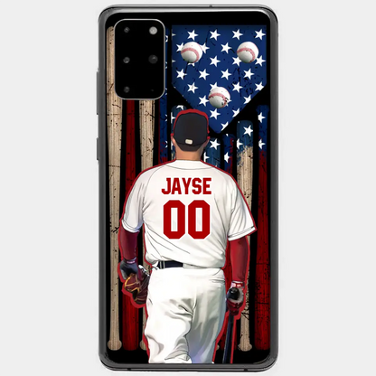 Custom Personalized Baseball Phone Case - Best Gift Idea For Baseball Lovers