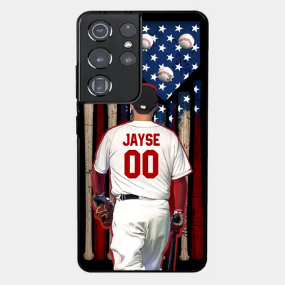 Custom Personalized Baseball Phone Case - Best Gift Idea For Baseball Lovers
