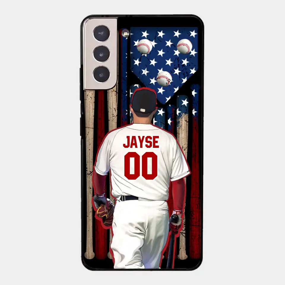 Custom Personalized Baseball Phone Case - Best Gift Idea For Baseball Lovers