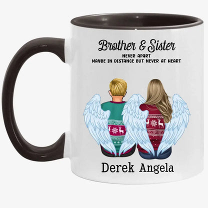 Family - The Love Between Brothers And Sisters Is Forever - Personalized Mug