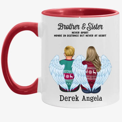 Family - The Love Between Brothers And Sisters Is Forever - Personalized Mug