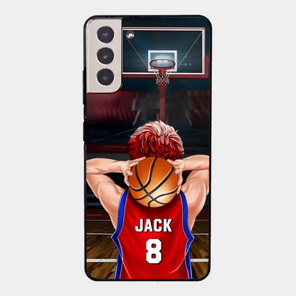 PERSONALIZED BASKETBALL PLAYER PHONE CASE, GIFT FOR BASKETBALL LOVERS