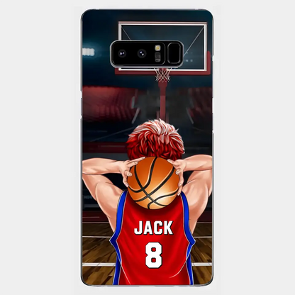 PERSONALIZED BASKETBALL PLAYER PHONE CASE, GIFT FOR BASKETBALL LOVERS