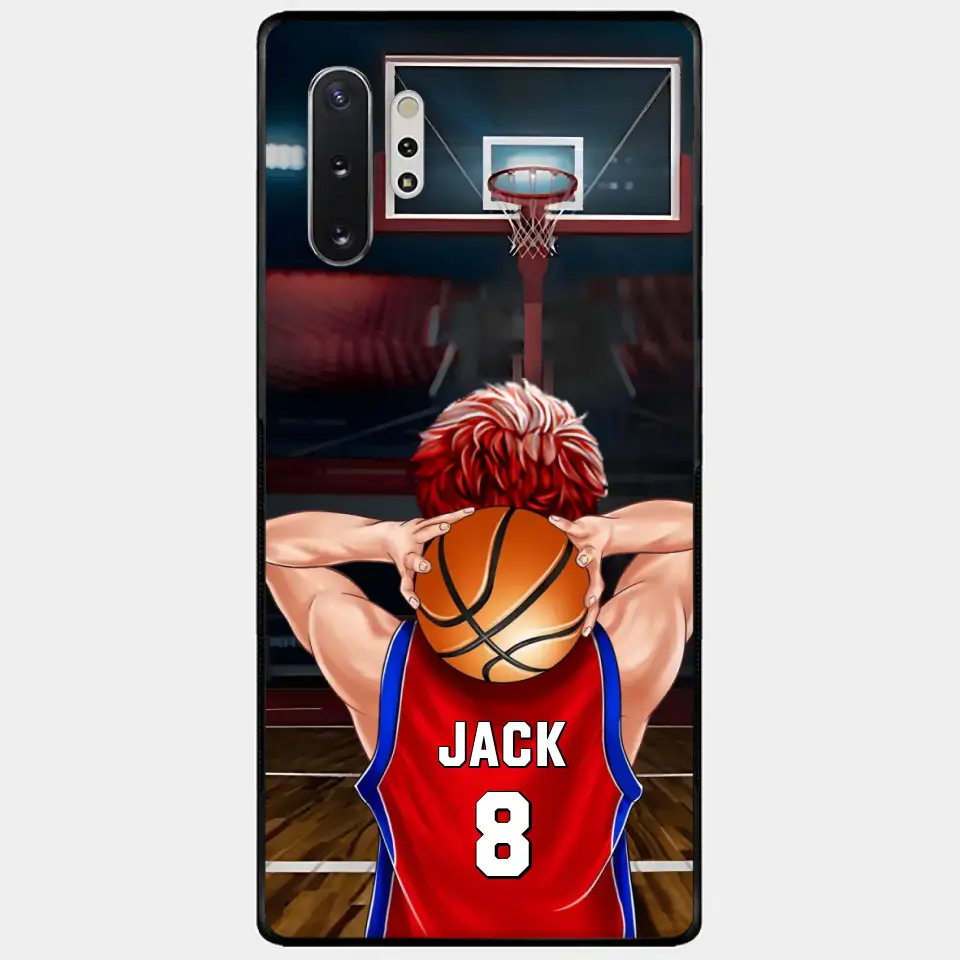 PERSONALIZED BASKETBALL PLAYER PHONE CASE, GIFT FOR BASKETBALL LOVERS