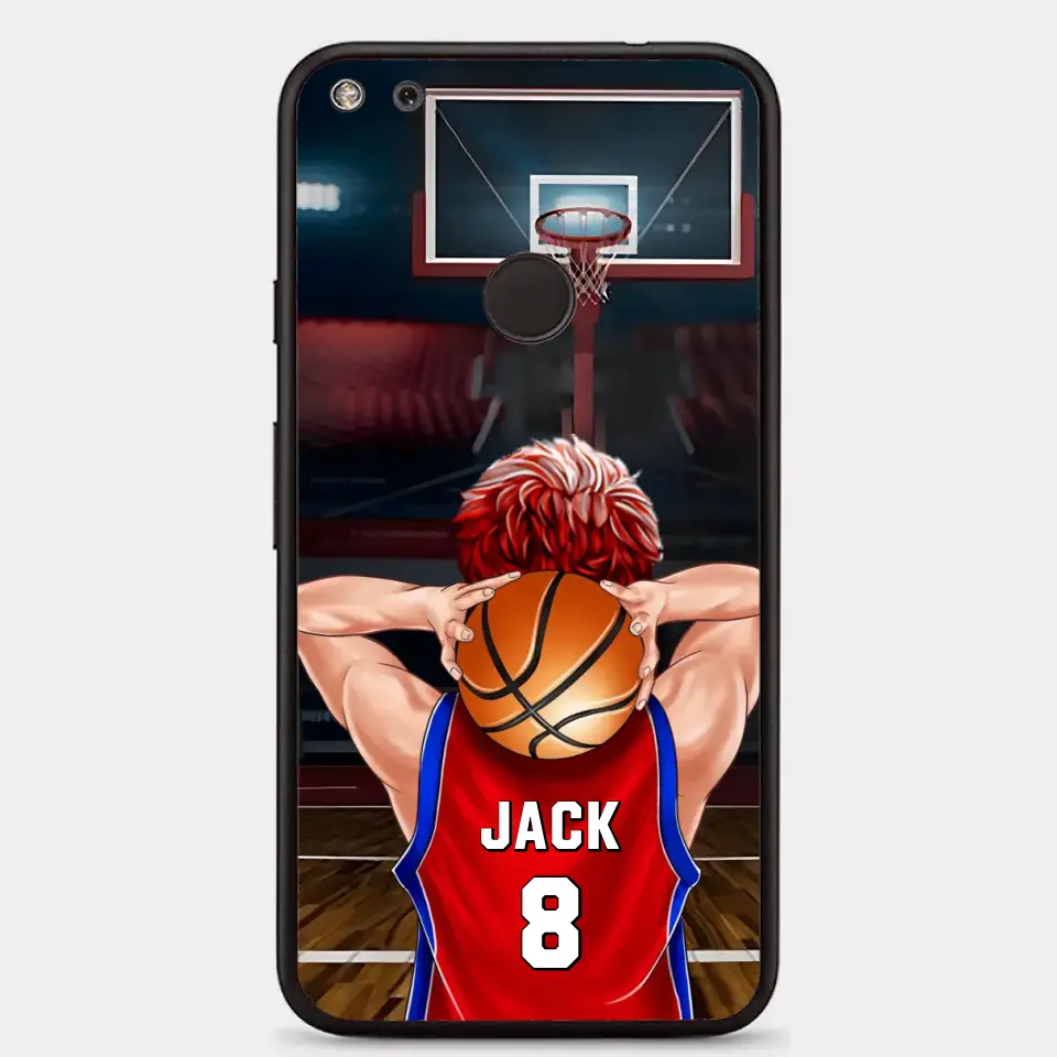 PERSONALIZED BASKETBALL PLAYER PHONE CASE, GIFT FOR BASKETBALL LOVERS