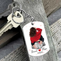 You Have My Heart And My Ass - Personalized Keychain - Valentine Gift For Couple