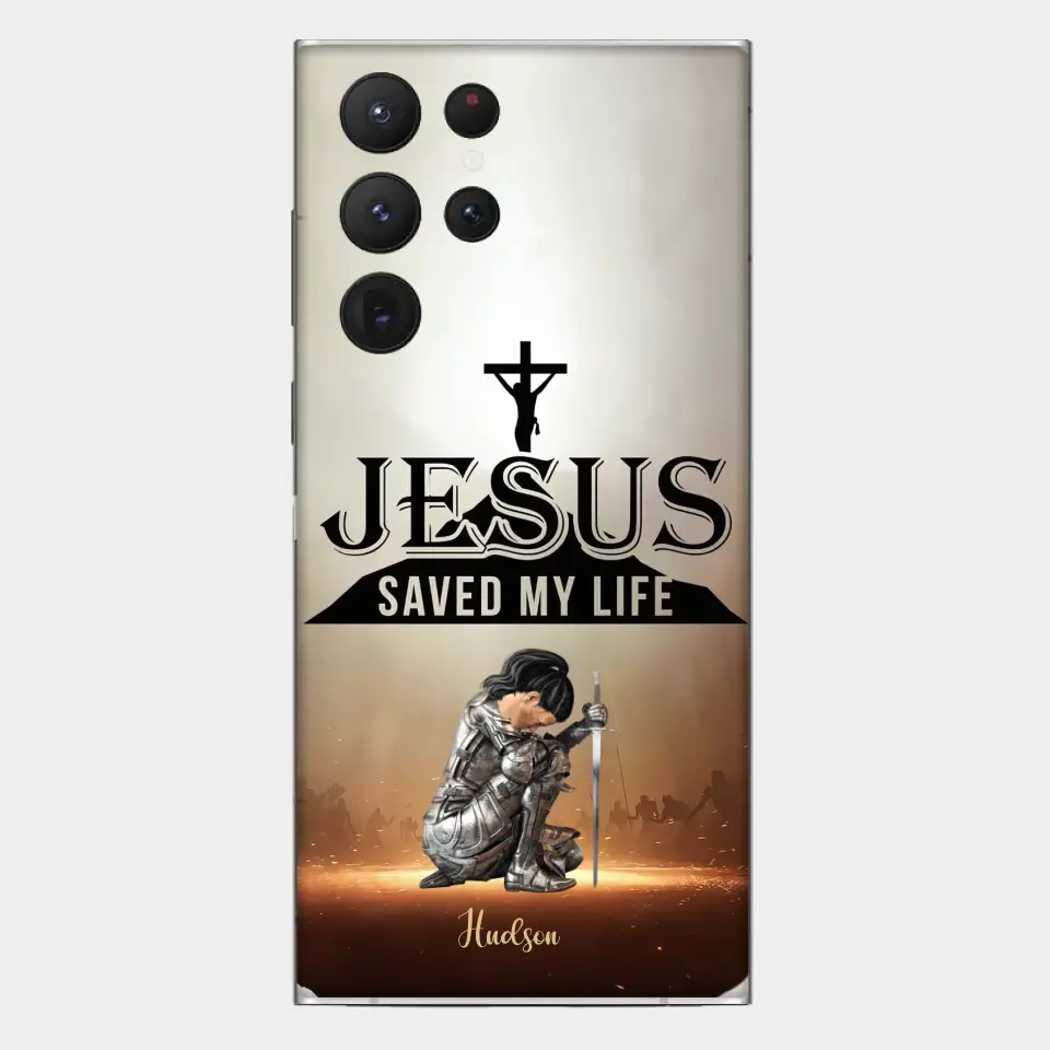 Jesus Saved My Life Personalized Phone Case