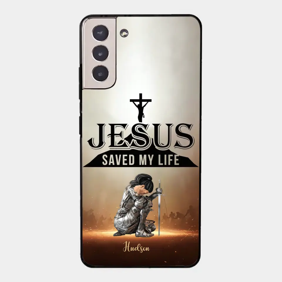 Jesus Saved My Life Personalized Phone Case