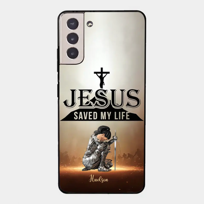 Jesus Saved My Life Personalized Phone Case