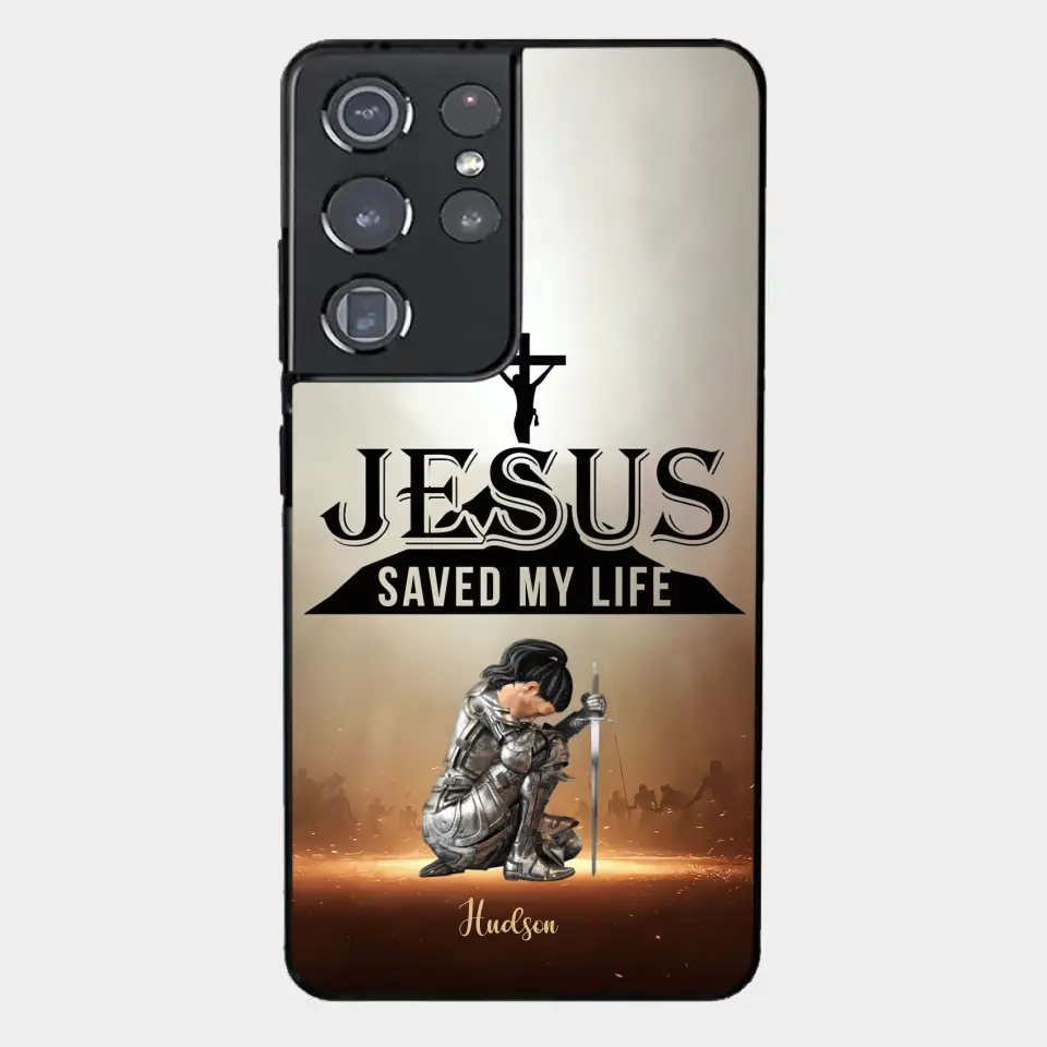 Jesus Saved My Life Personalized Phone Case