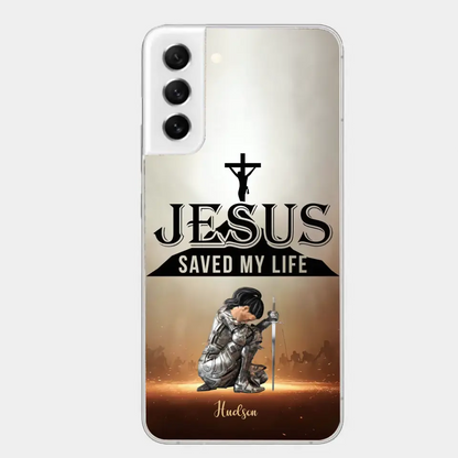 Jesus Saved My Life Personalized Phone Case