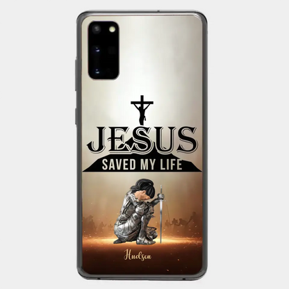 Jesus Saved My Life Personalized Phone Case
