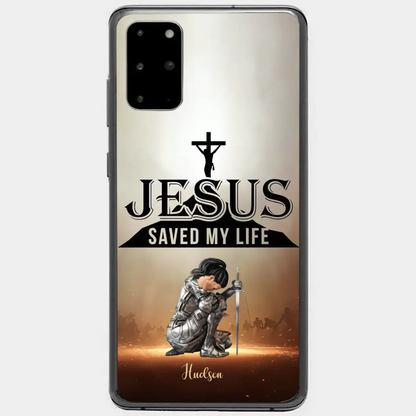 Jesus Saved My Life Personalized Phone Case