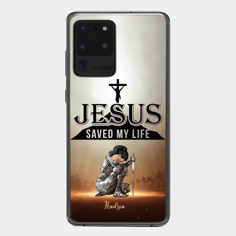 Jesus Saved My Life Personalized Phone Case