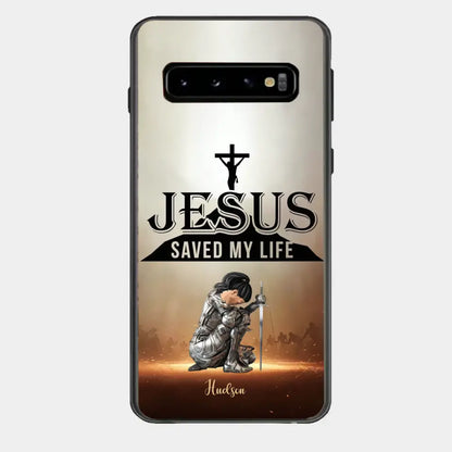 Jesus Saved My Life Personalized Phone Case