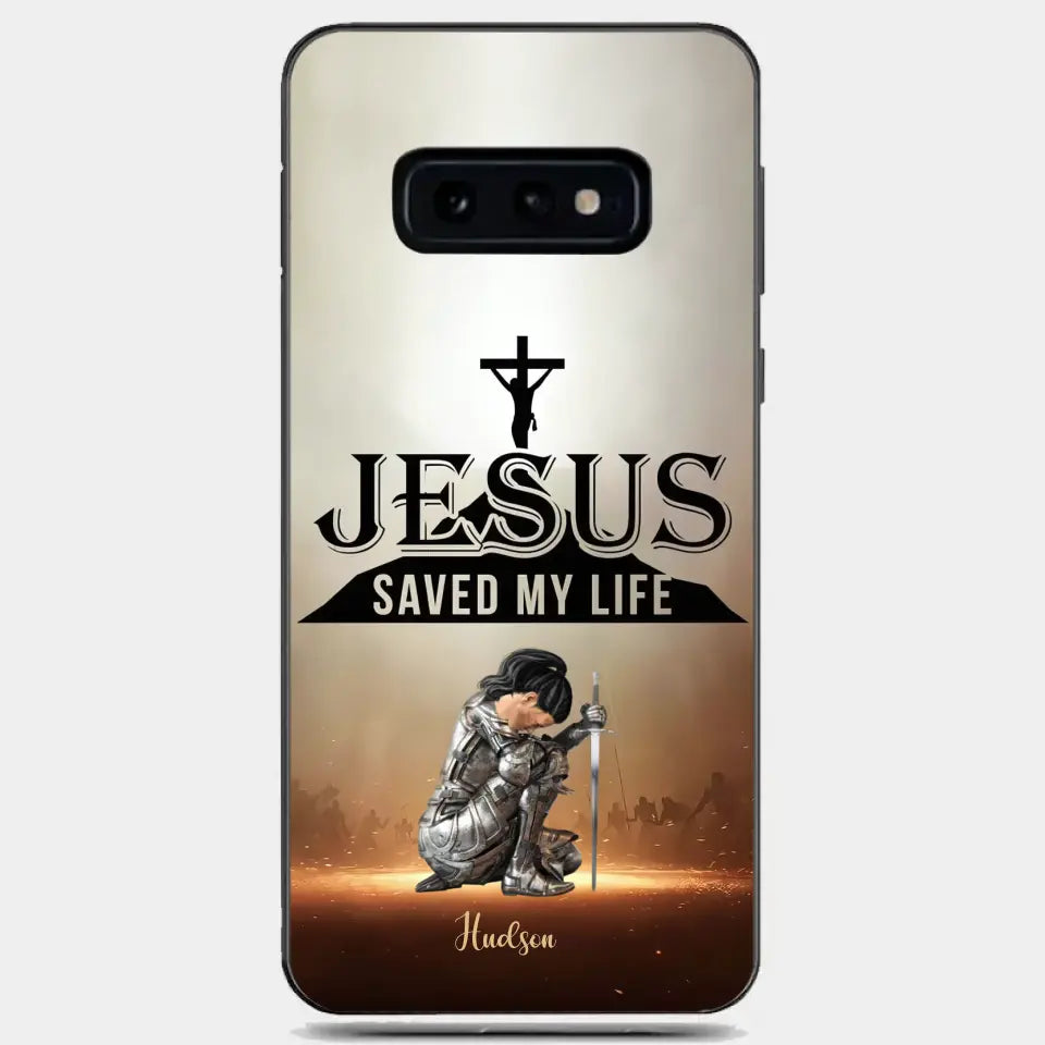 Jesus Saved My Life Personalized Phone Case