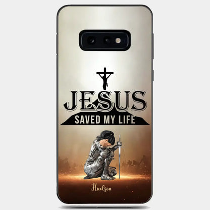 Jesus Saved My Life Personalized Phone Case