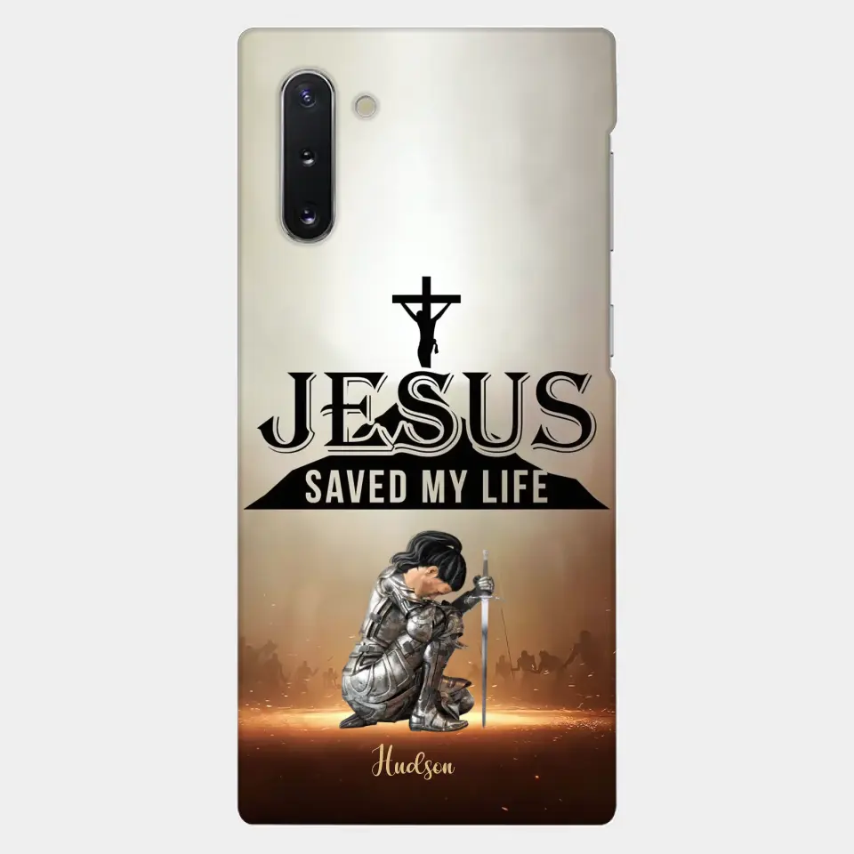Jesus Saved My Life Personalized Phone Case