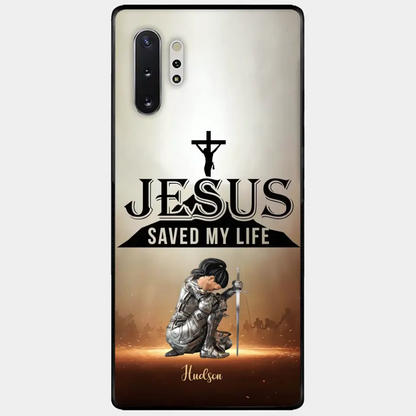 Jesus Saved My Life Personalized Phone Case