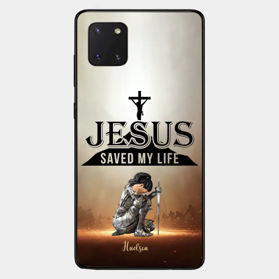 Jesus Saved My Life Personalized Phone Case