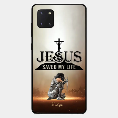 Jesus Saved My Life Personalized Phone Case