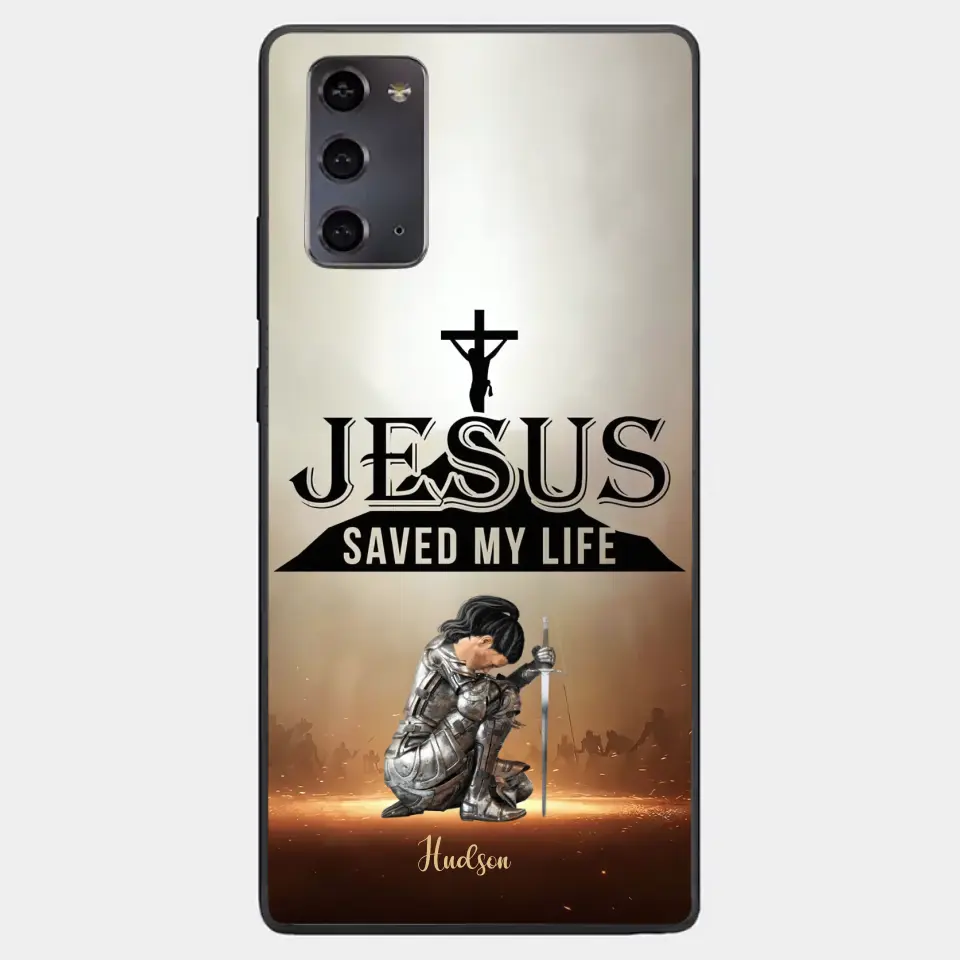 Jesus Saved My Life Personalized Phone Case