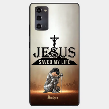 Jesus Saved My Life Personalized Phone Case