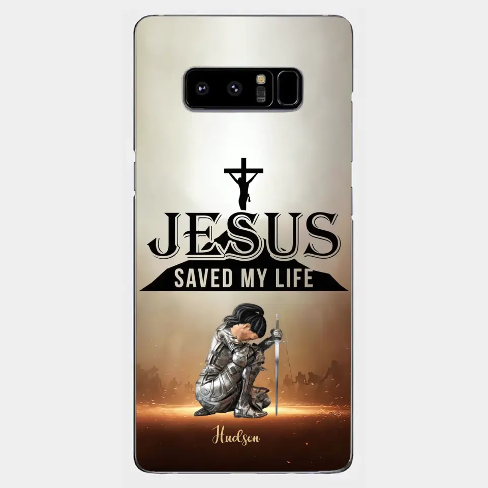 Jesus Saved My Life Personalized Phone Case